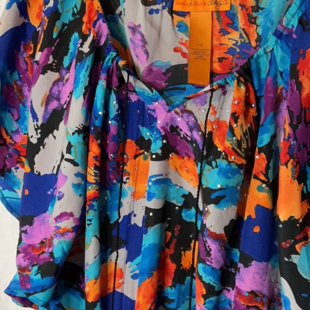 Embellished Silky Blouse - Picture 2 of 7